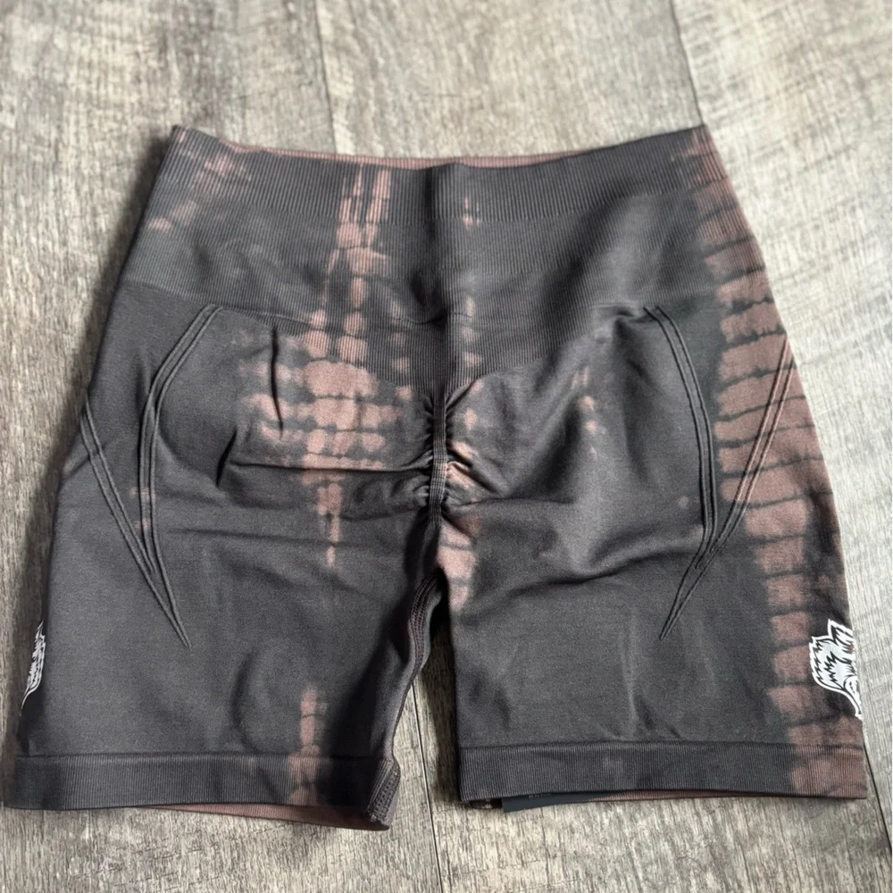 Darc Sport Black and Tan Tie-Dye Shorts - Picture 1 of 4